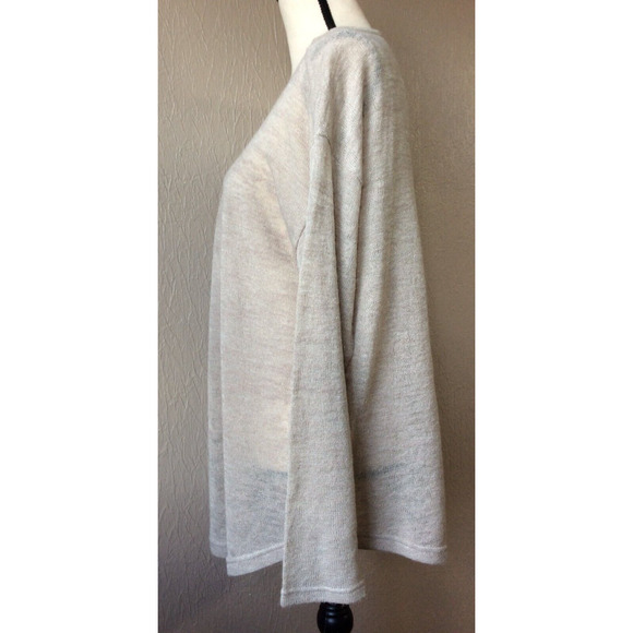 Soft Surroundings Valentina Sweater Women's Brown Zip V-Neck Pullover Size 1X - Picture 6 of 10